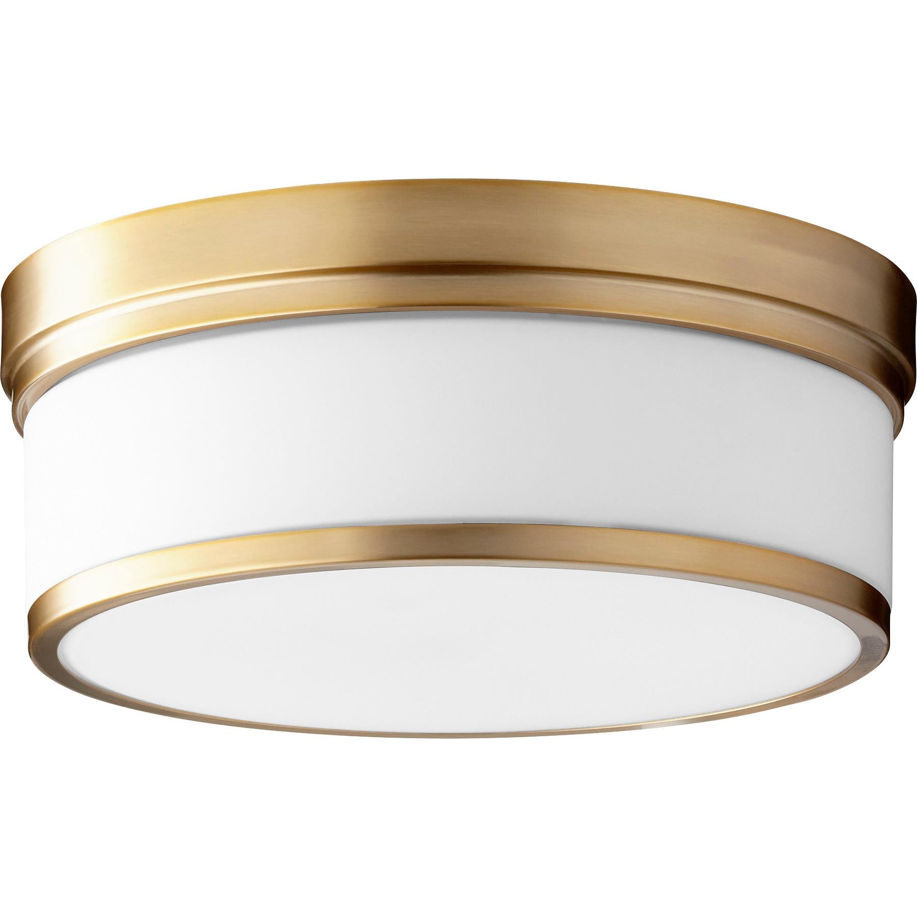 Quorum Celeste 3509-14-80 Ceiling Mount - Aged Brass