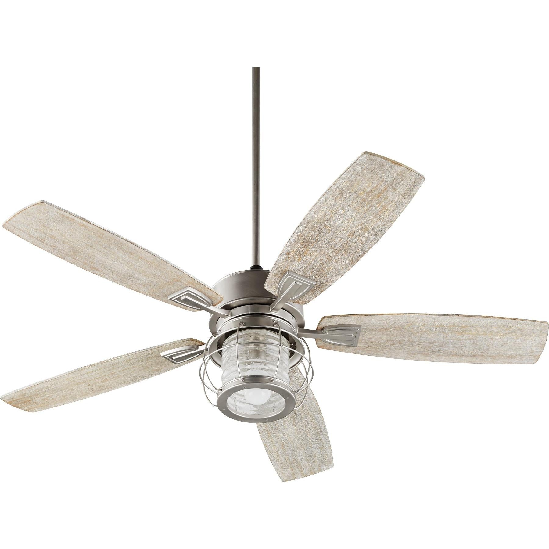 Quorum Galveston 3525-65 Ceiling Fan - Satin Nickel