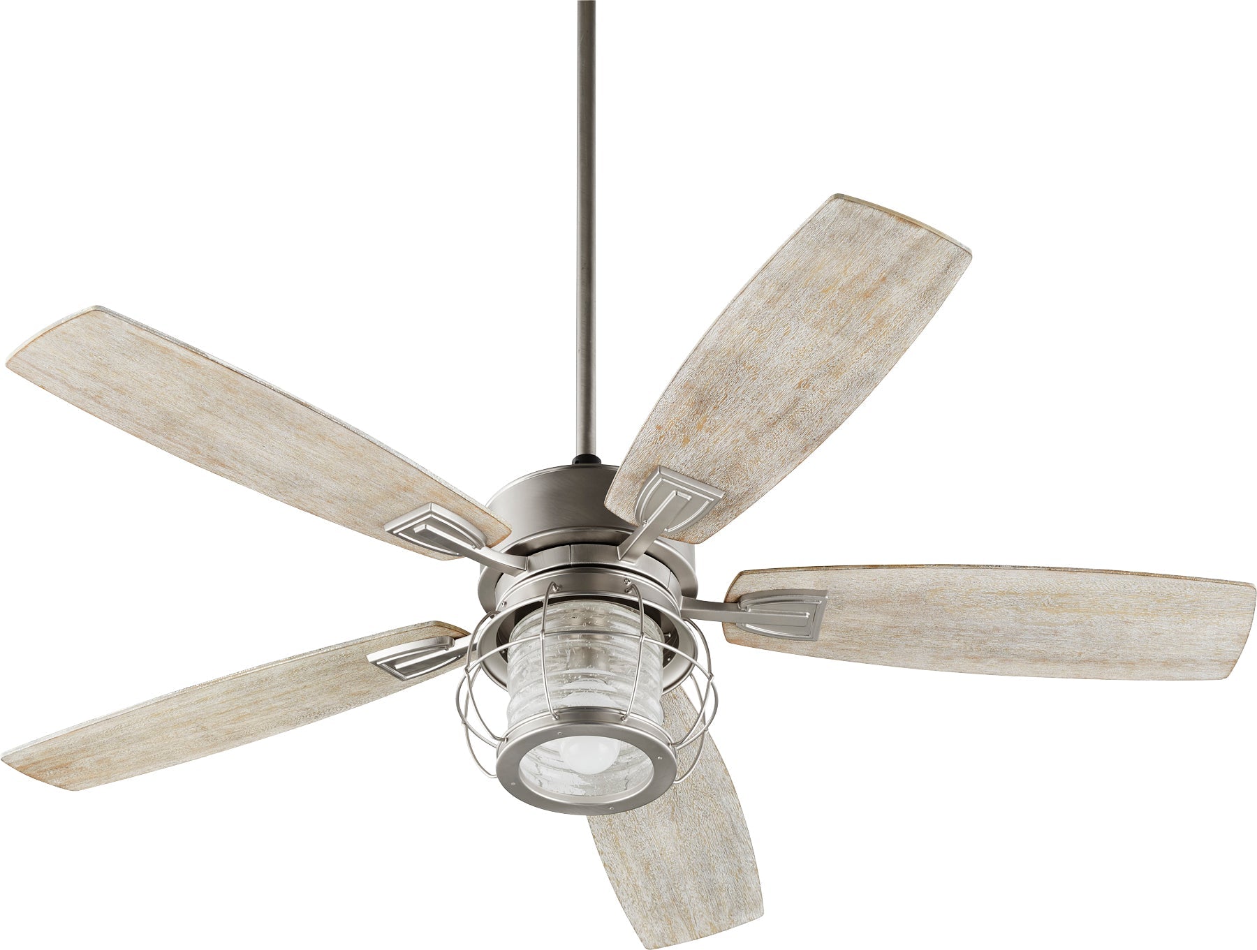 Quorum Galveston 3525-65 Ceiling Fan - Satin Nickel