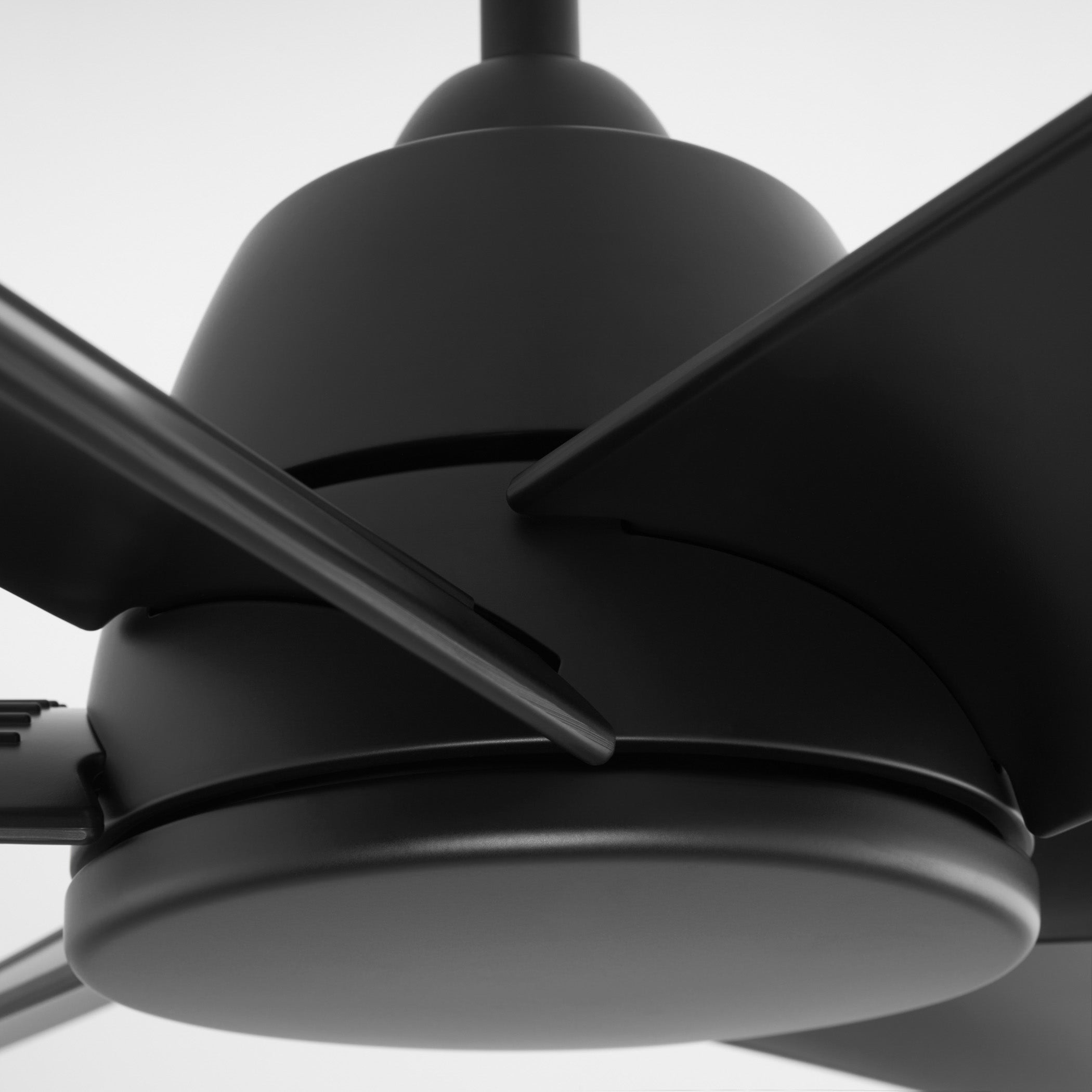 Quorum Spree 35846-59 Patio Fan, UL Damp Rated, Matte Black