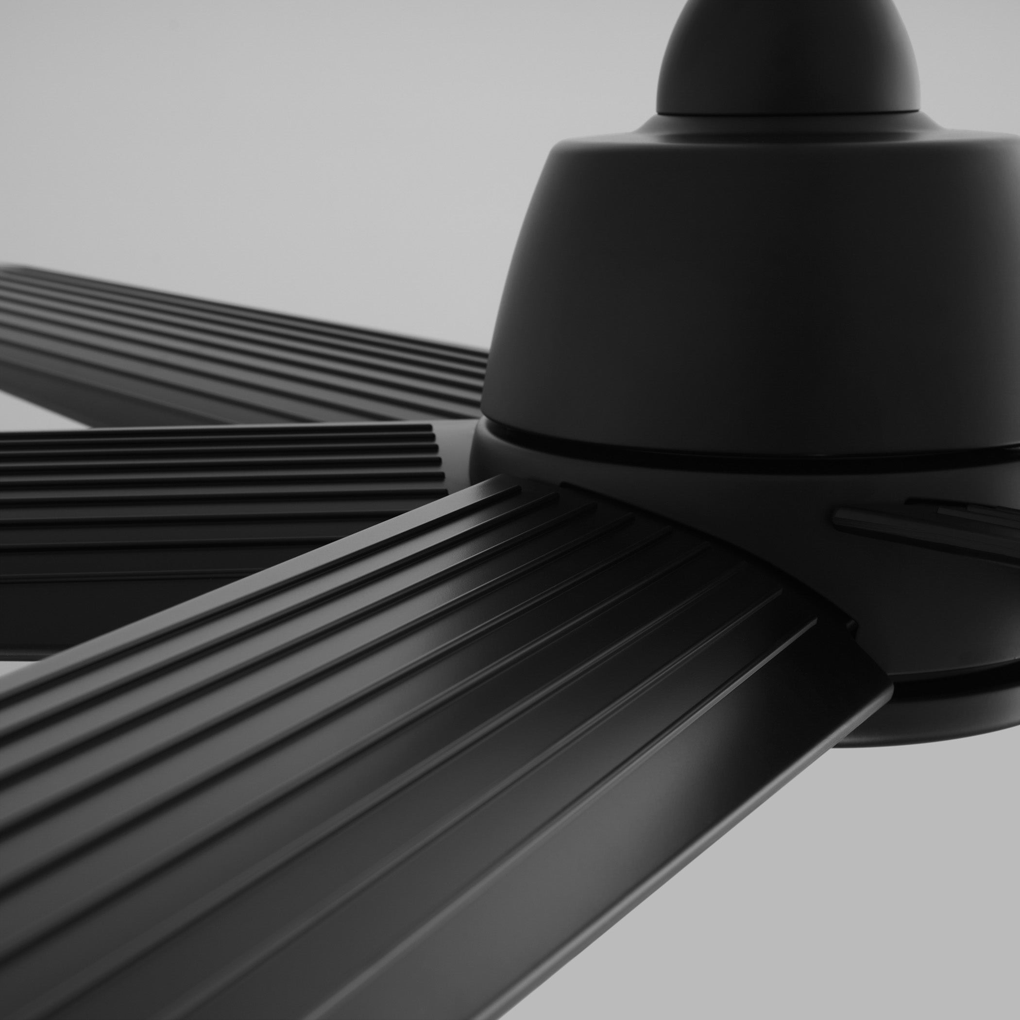 Quorum Spree 35846-59 Patio Fan, UL Damp Rated, Matte Black