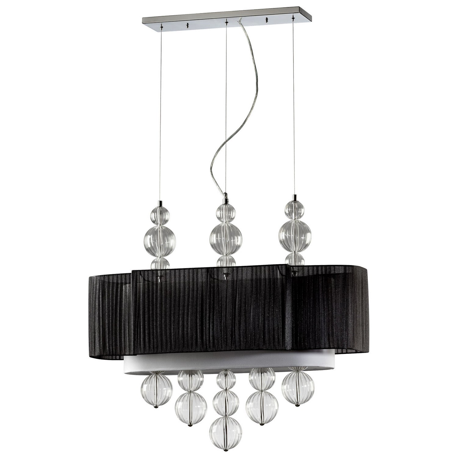 Cyan Design 04670 Kravet Rectangular Pendant - Chrome