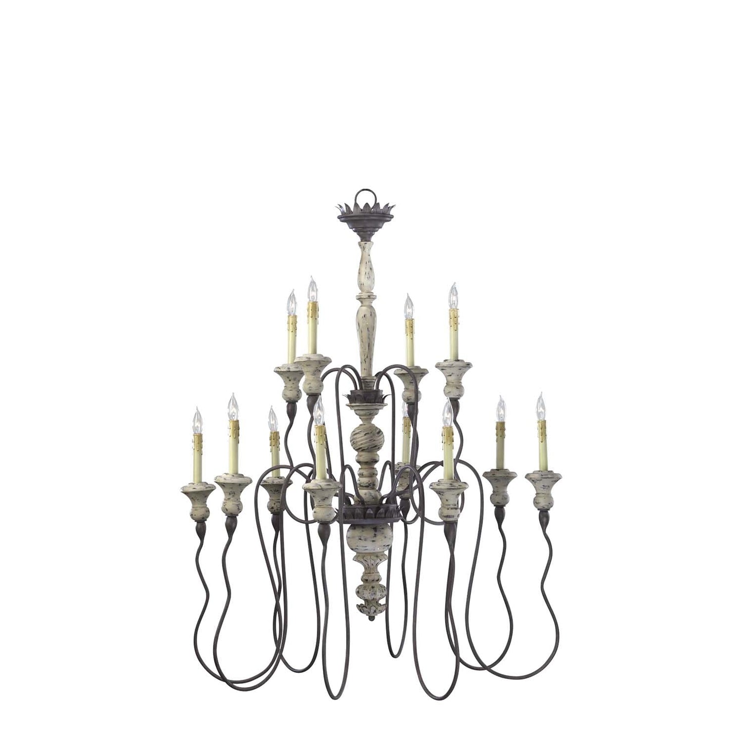 Cyan Design 6513-12-43 Provence Chandelier 12-Light - Carriage House