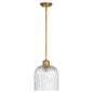 Quorum 393-47 Pendant, UL Damp Rated, Brushed Brass