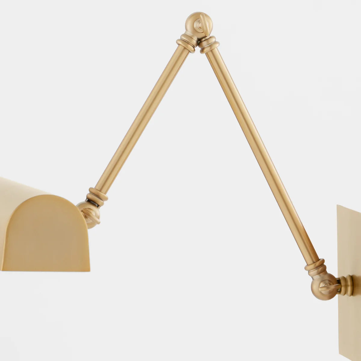 Quorum 411-15-80 Wall Mount - Aged Brass 15" Gooseneck Picture Light