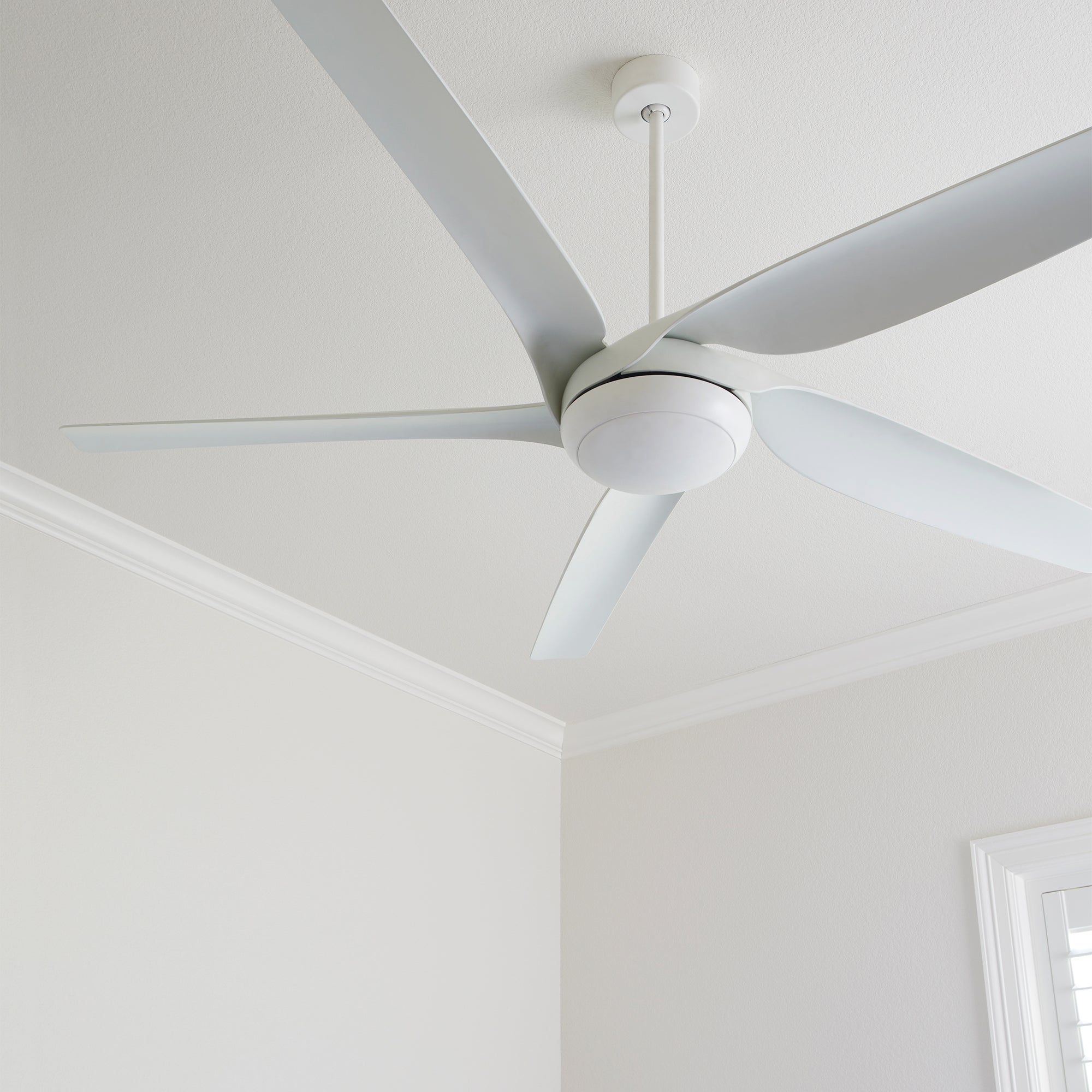 Quorum Fury 41655-8 Ceiling Fan - Studio White