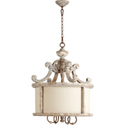 Quorum La Maison 8052-4-56 Pendant - Manchester Grey W/ Rust Accents