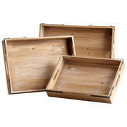 Cyan Design 05109 Staton Trays - Washed Oak