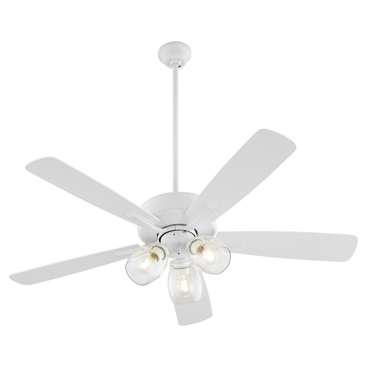 Quorum 4525-0308 Ceiling Fan, UL Dry Rated, Studio White