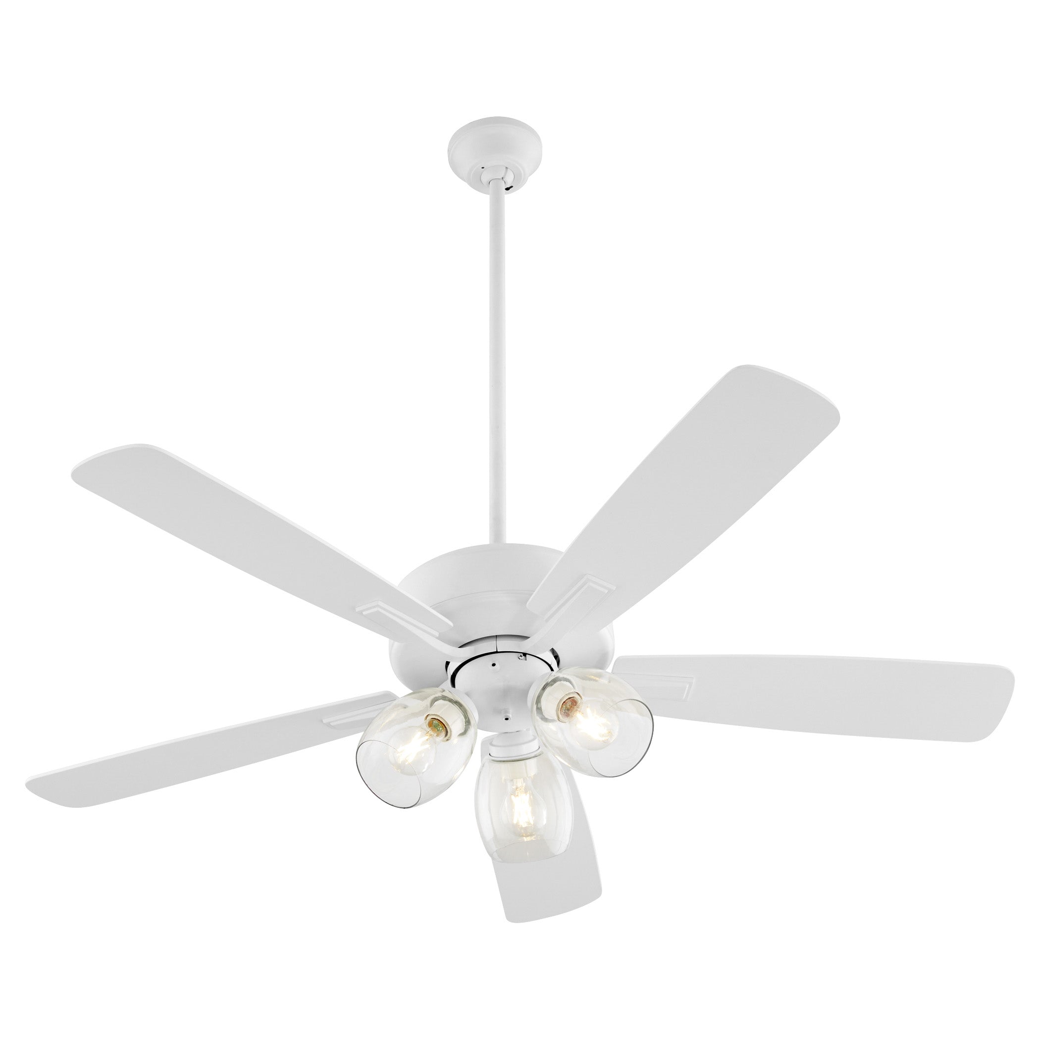 Quorum 4525-0308 Ceiling Fan, UL Dry Rated, Studio White