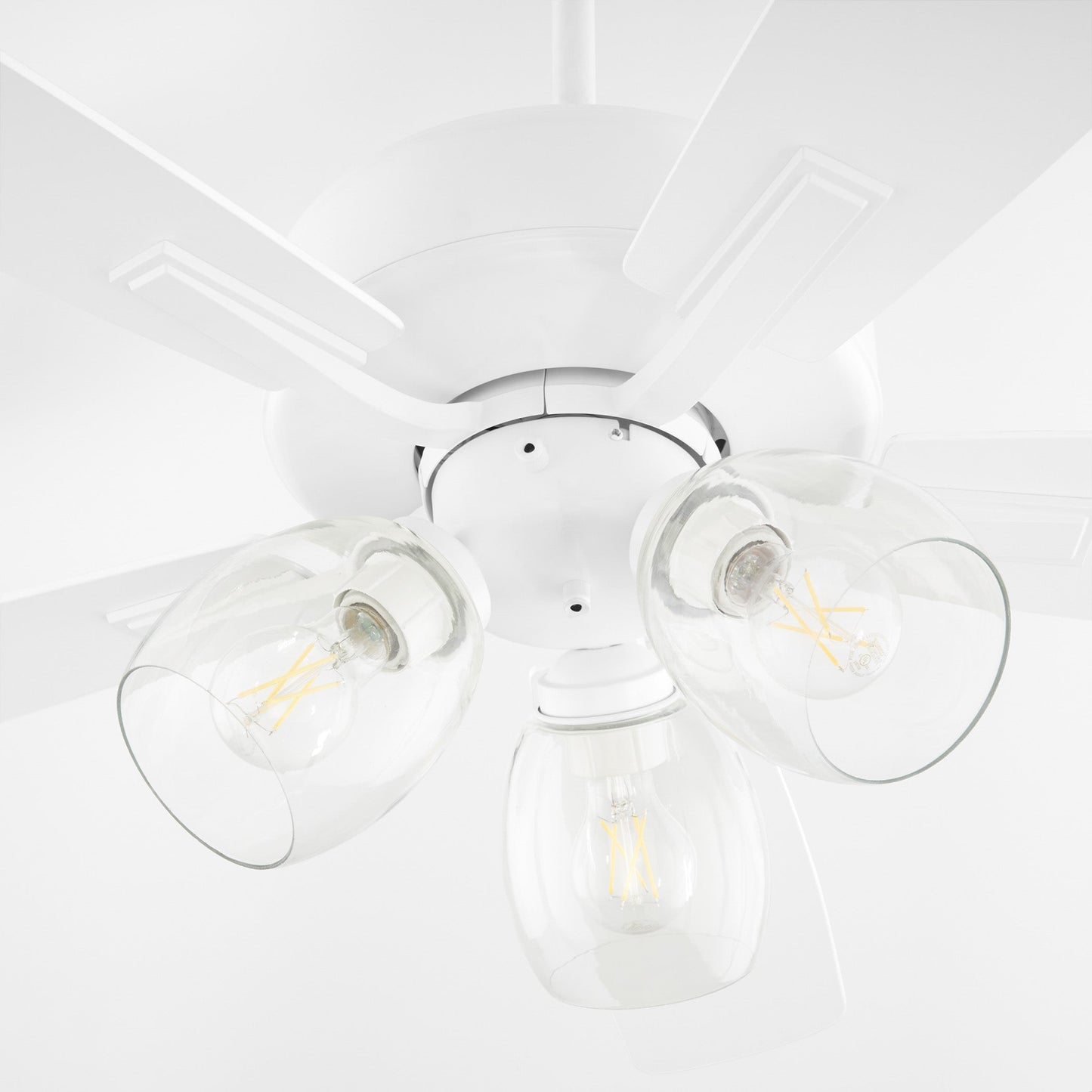 Quorum 4525-0308 Ceiling Fan, UL Dry Rated, Studio White