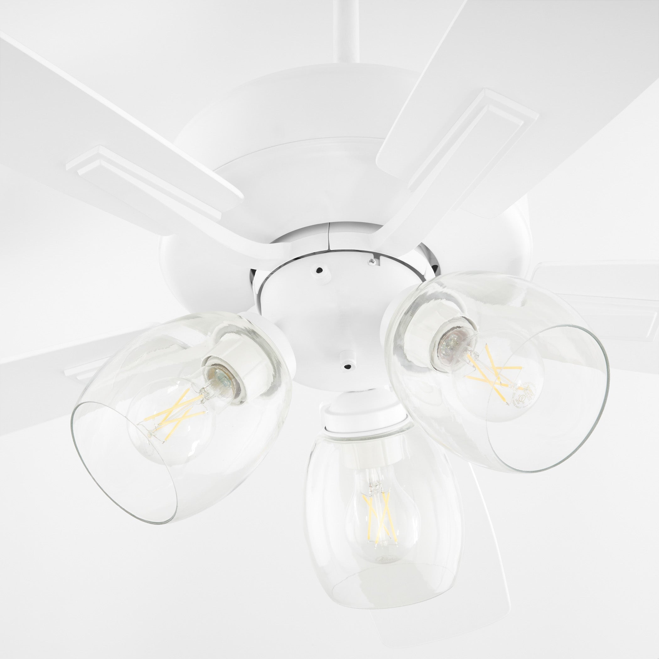 Quorum 4525-0308 Ceiling Fan, UL Dry Rated, Studio White
