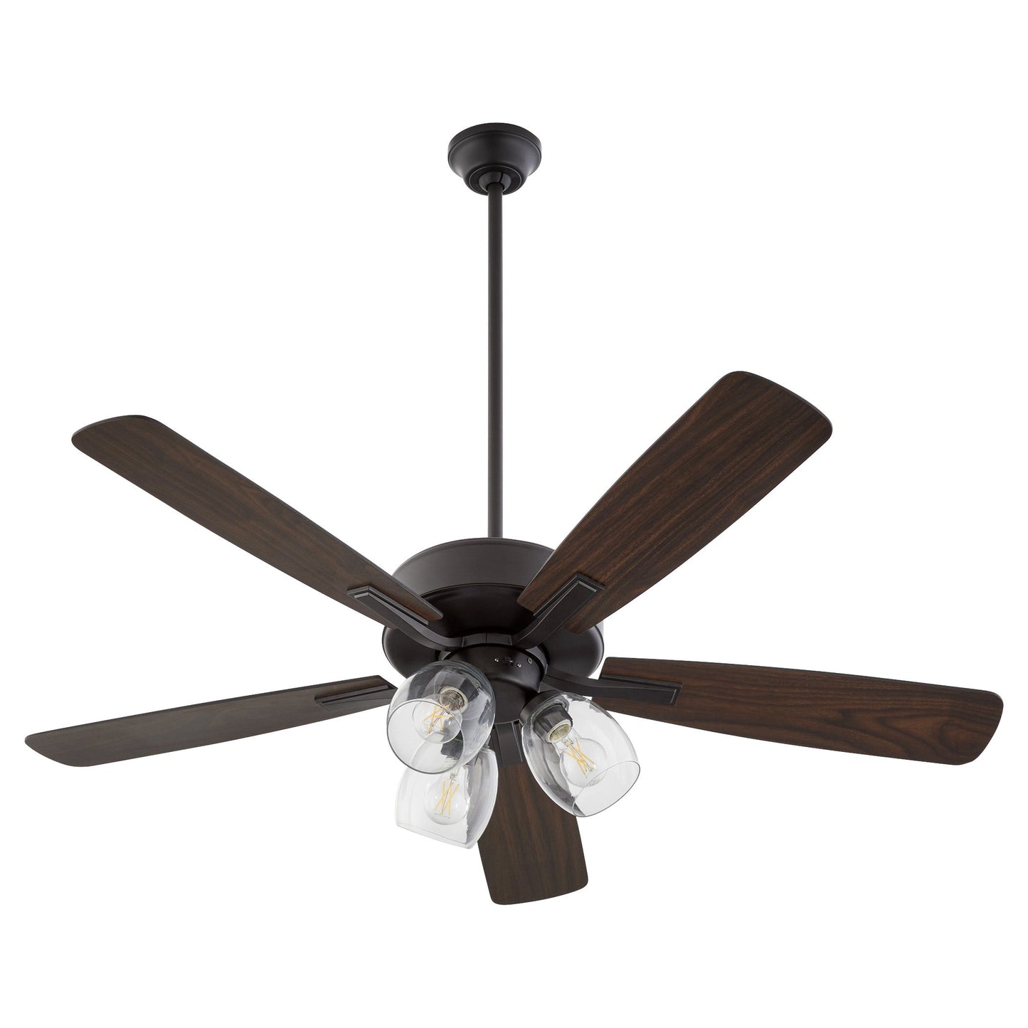 Quorum 4525-03159 Ceiling Fan, UL Dry Rated, Matte Black