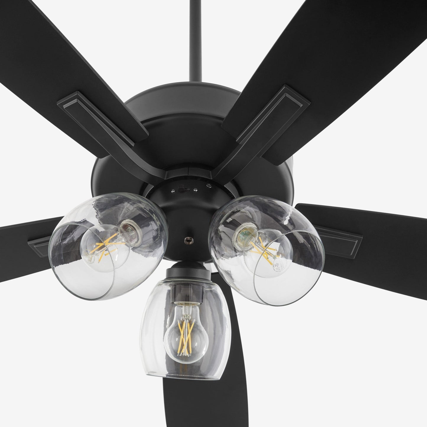 Quorum 4525-03159 Ceiling Fan, UL Dry Rated, Matte Black