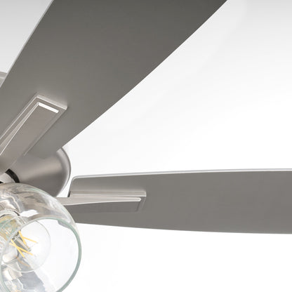 Quorum Ovation 4525-03165 Ceiling Fan, UL Dry Rated, Satin Nickel