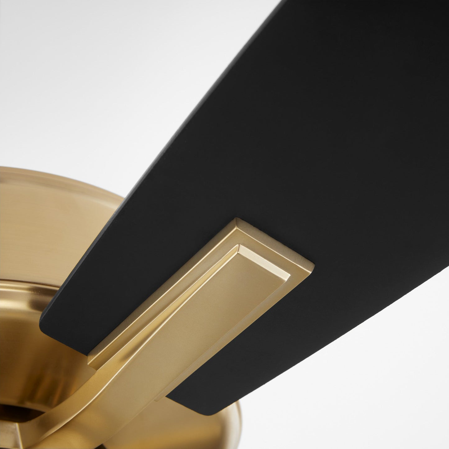 Quorum Ovation 4525-0380 Ceiling Fan, UL Dry Rated, Aged Brass