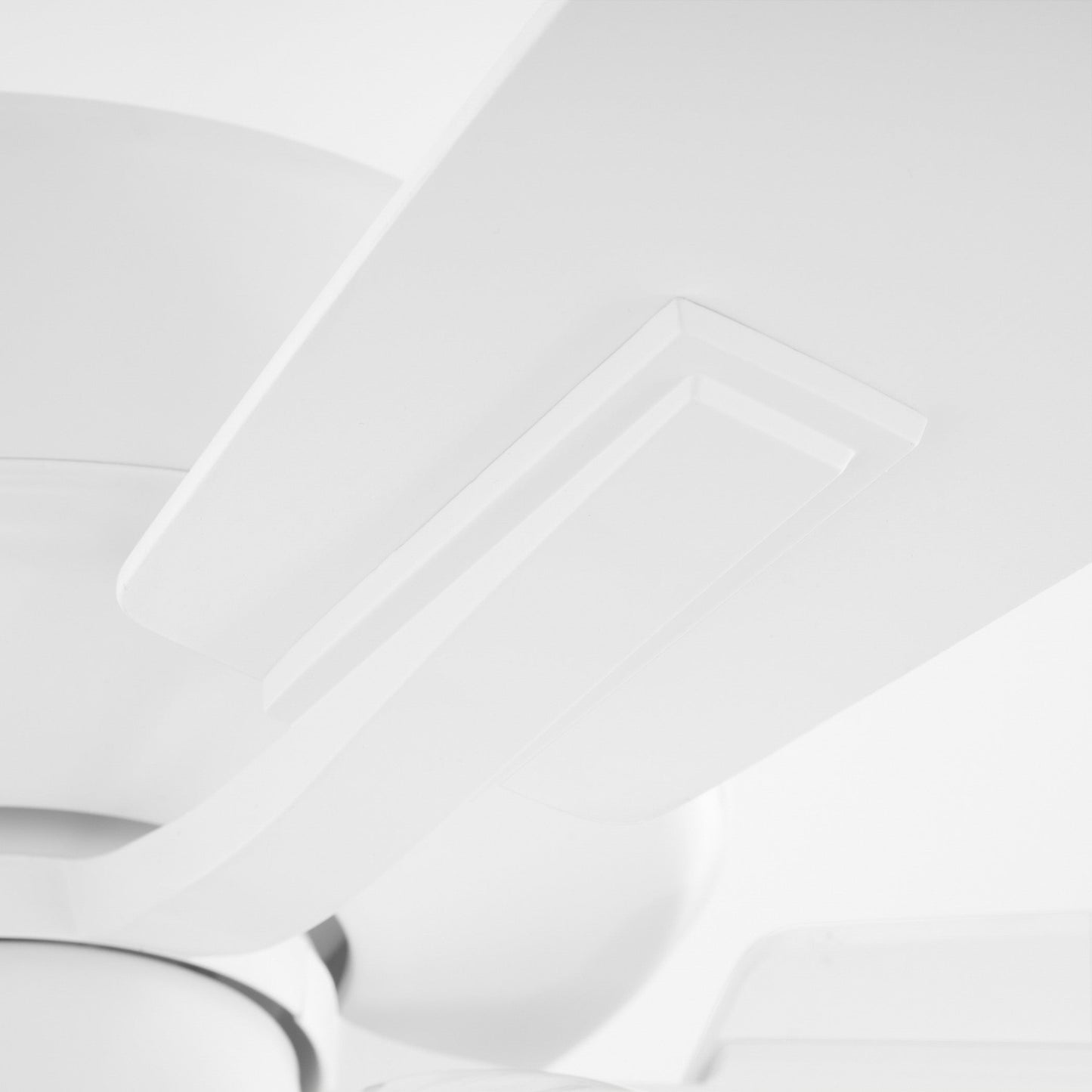 Quorum Ovation 4525-0408 Ceiling Fan, UL Dry Rated, Studio White