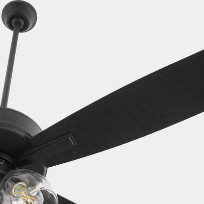 Quorum Ovation 4525-04159 Ceiling Fan, UL Dry Rated, Matte Black