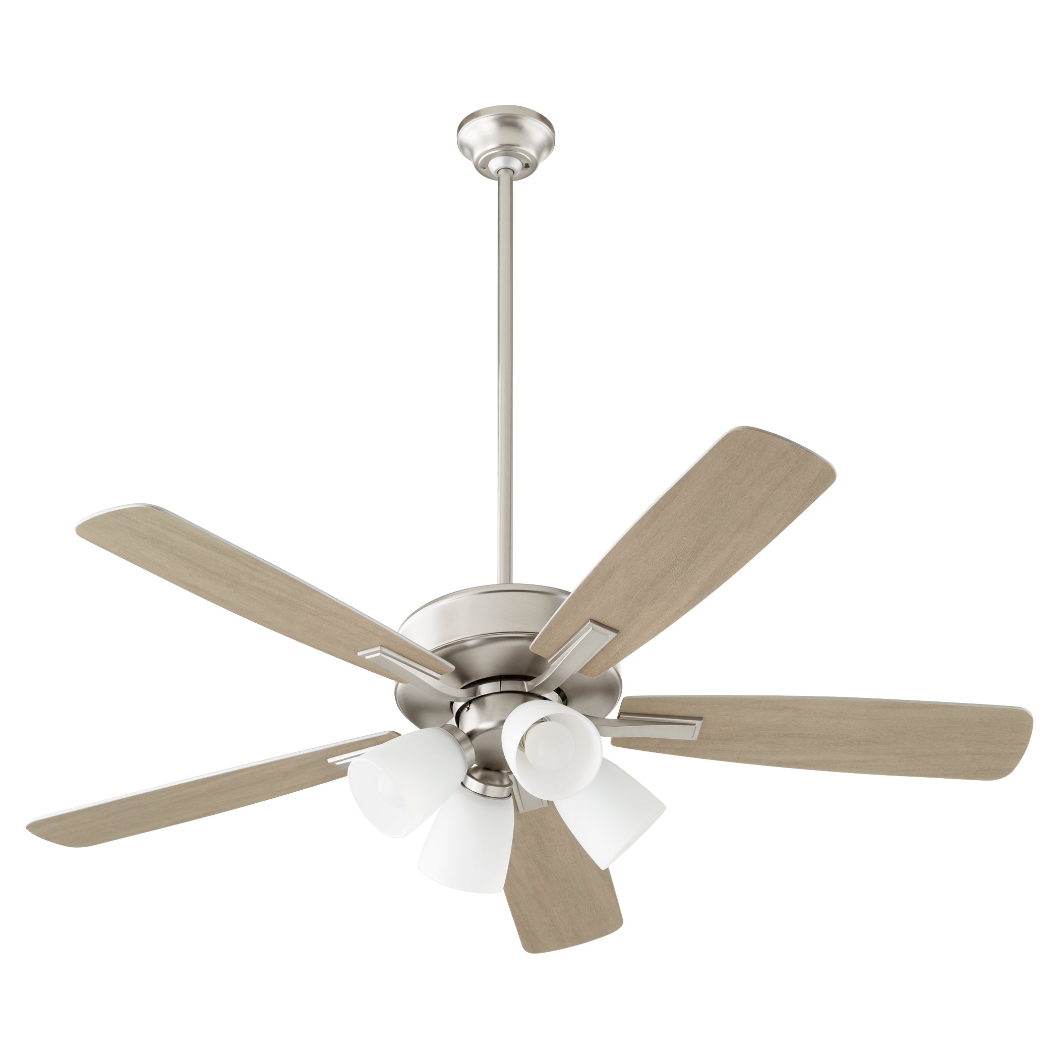 Quorum Ovation 4525-465 Ceiling Fan - Satin Nickel