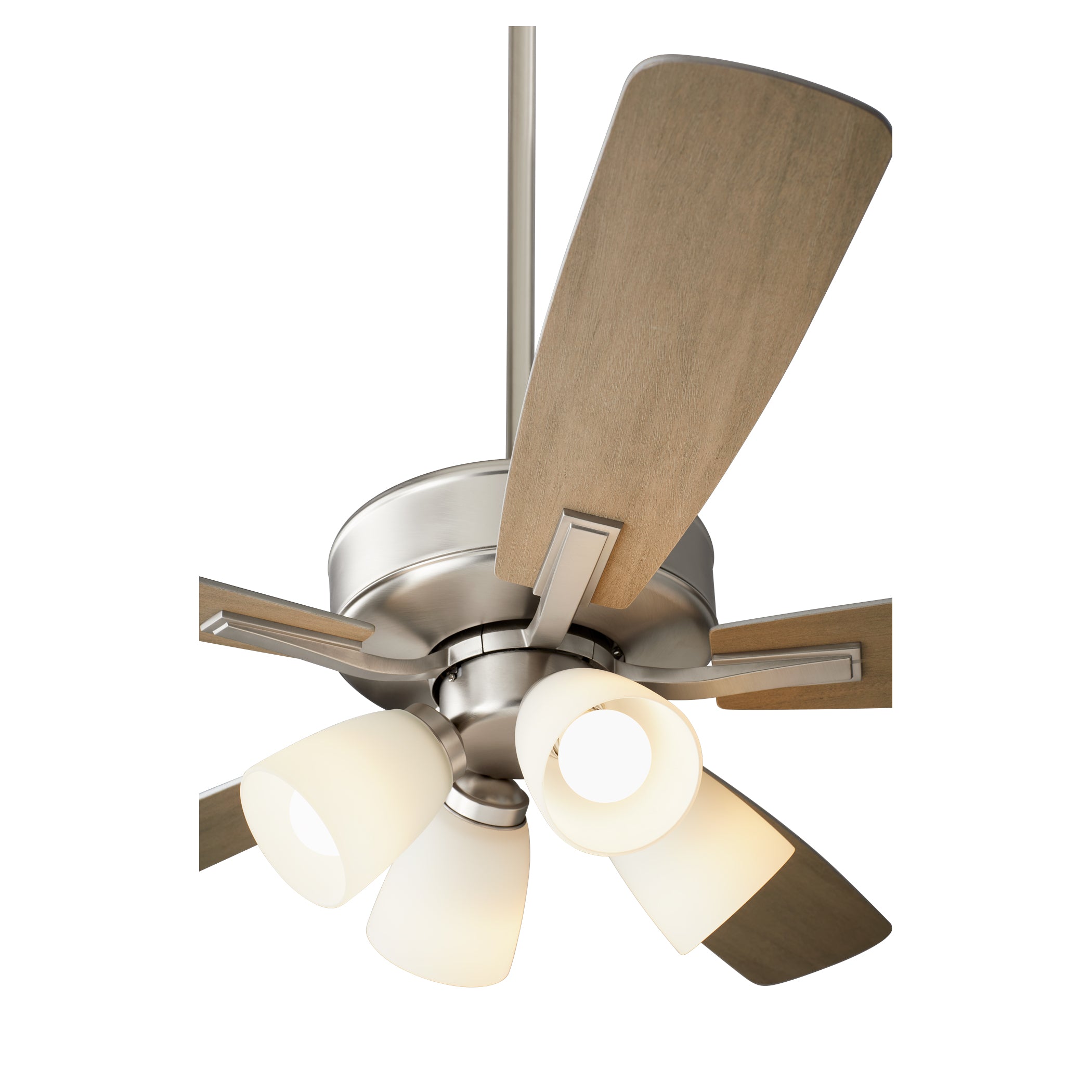 Quorum Ovation 4525-465 Ceiling Fan - Satin Nickel