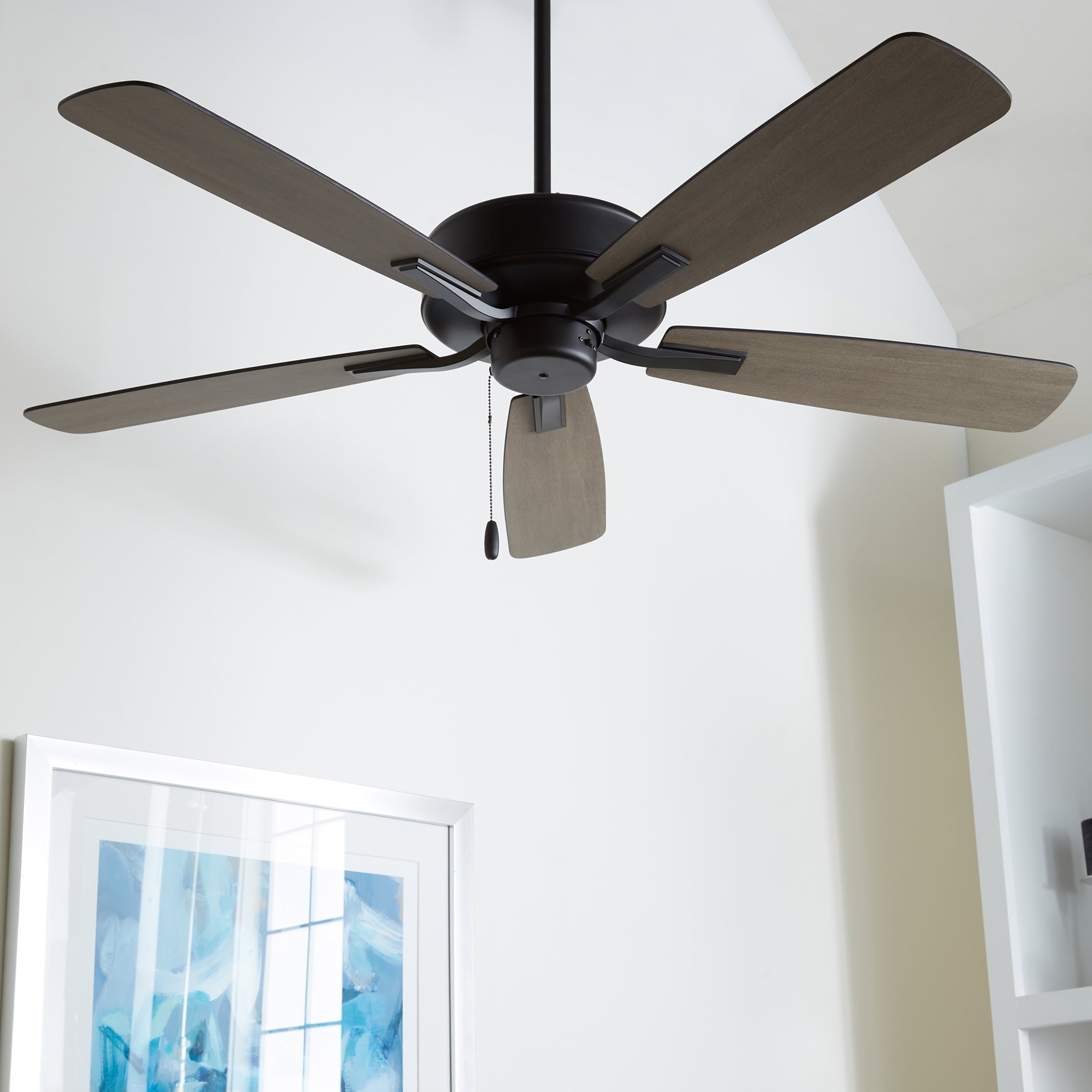 Quorum Ovation 4525-59 Ceiling Fan - Matte Black