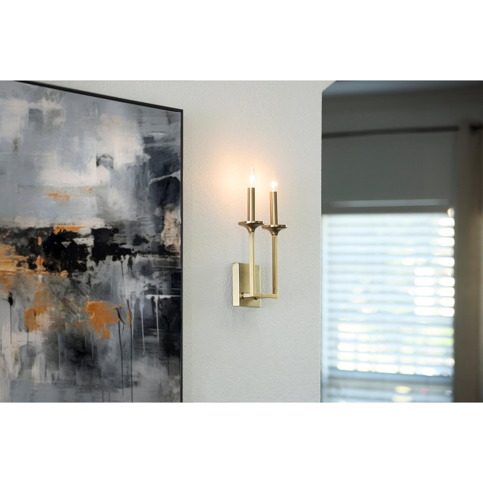 Quorum Eldorado 5005-2-80 Wall Mount - Aged Brass