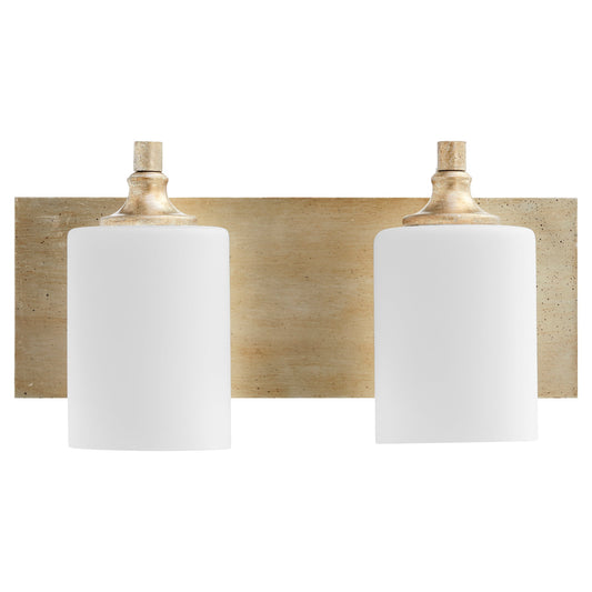 Quorum Celeste 5009-2-60 Vanity - Aged Silver Leaf
