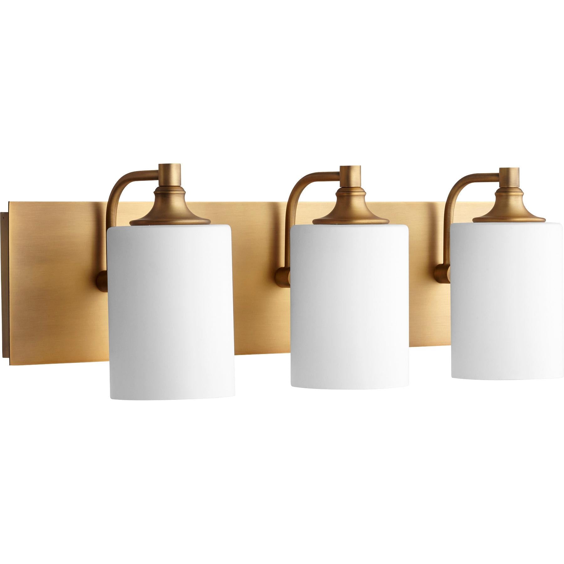 Quorum Celeste 5009-3-80 Vanity - Aged Brass