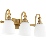 Quorum Richmond 5011-3-80 Vanity - Aged Brass
