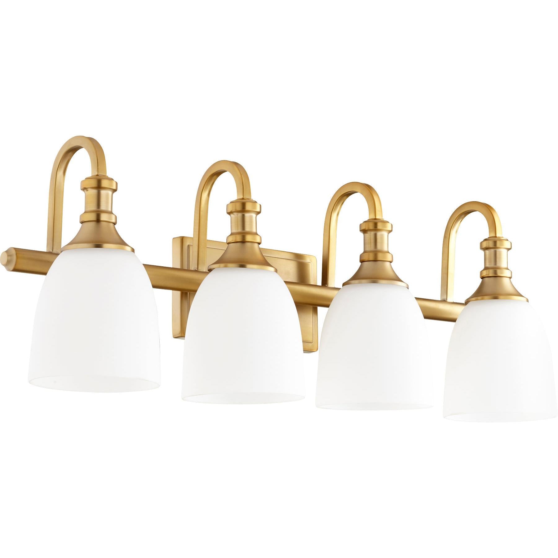 Quorum Richmond 5011-4-80 Vanity - Aged Brass