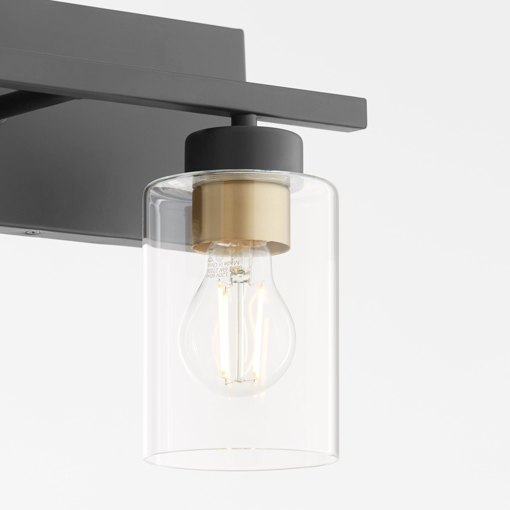 Quorum Carter 5012-3-59 Vanity - Matte Black