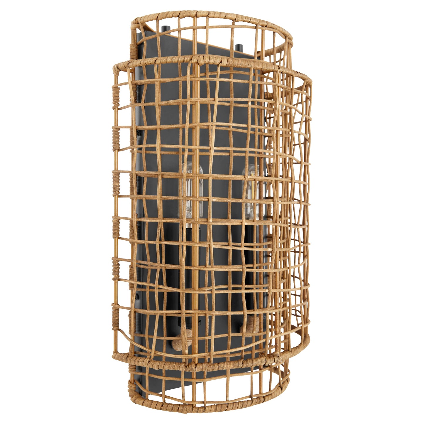 Quorum Abaca 5023-59 Wall Sconce - Matte Black