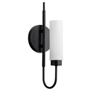 Quorum 5024-1-59 Wall Mount, UL Damp Rated, Matte Black