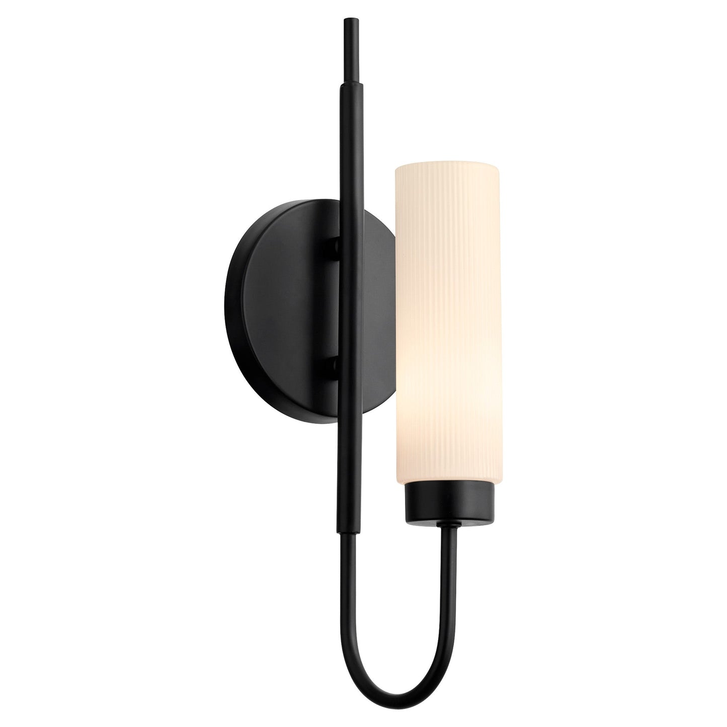 Quorum 5024-1-59 Wall Mount, UL Damp Rated, Matte Black