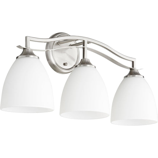 Quorum Jardin 5027-3-65 Vanity - Satin Nickel