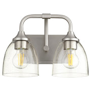 Quorum Enclave 5059-2-265 Vanity - Satin Nickel W/ Clear/seeded