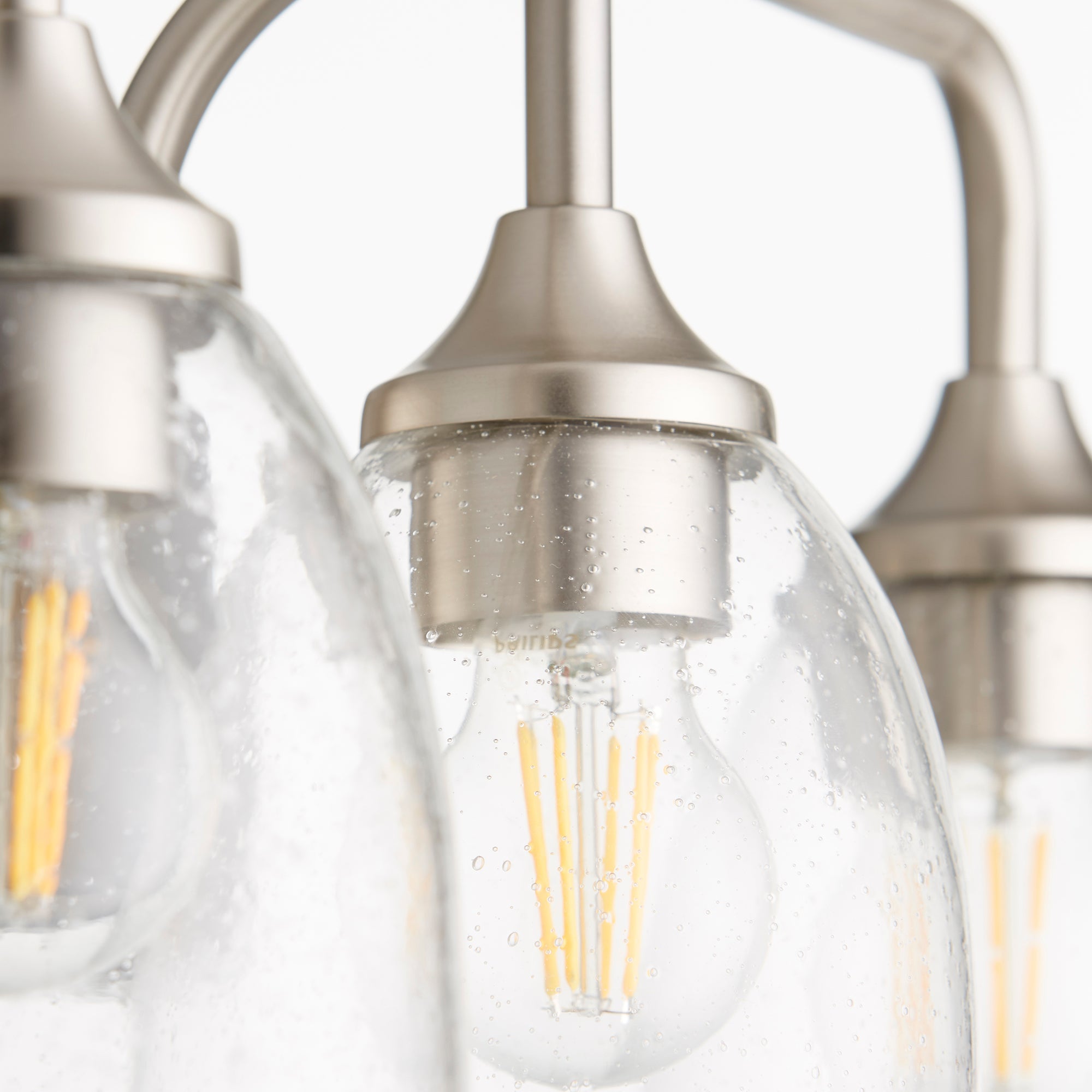 Quorum Enclave 5059-3-265 Vanity - Satin Nickel W/ Clear/seeded