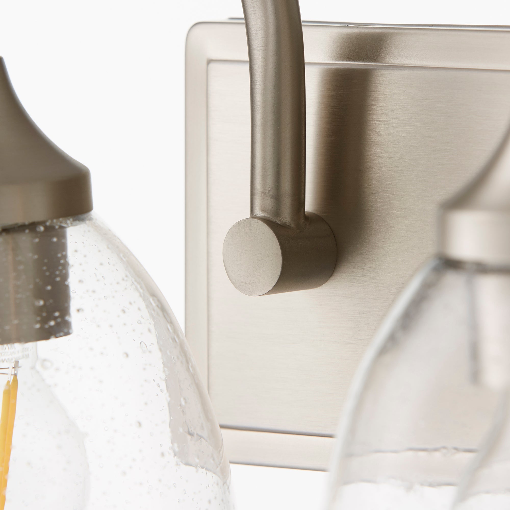 Quorum Enclave 5059-4-265 Vanity - Satin Nickel W/ Clear/seeded