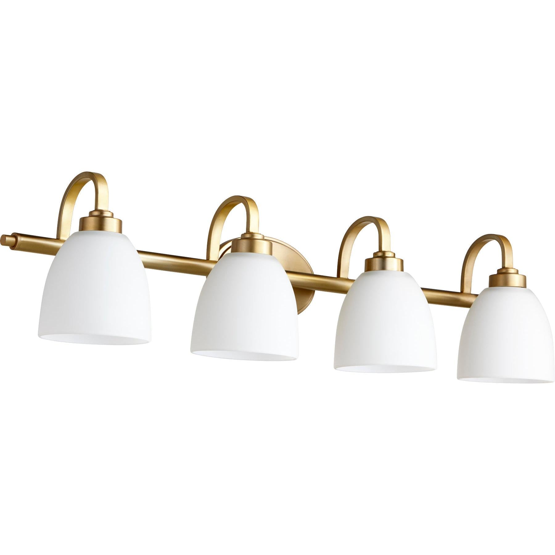 Quorum Reyes 5060-4-180 Vanity - Aged Brass