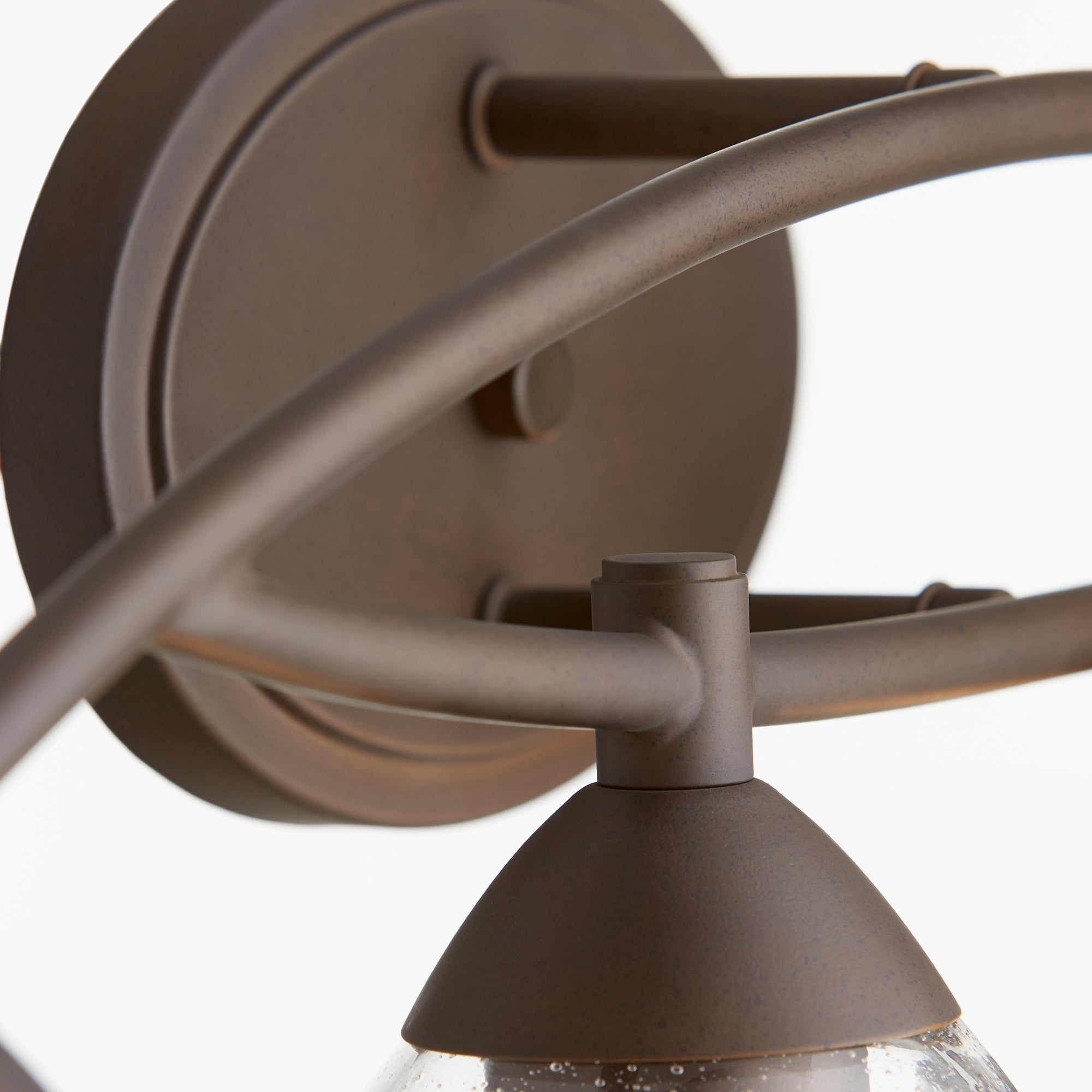 Quorum Barkley 5069-4-286 Vanity - Oiled Bronze W/ Clear/seeded