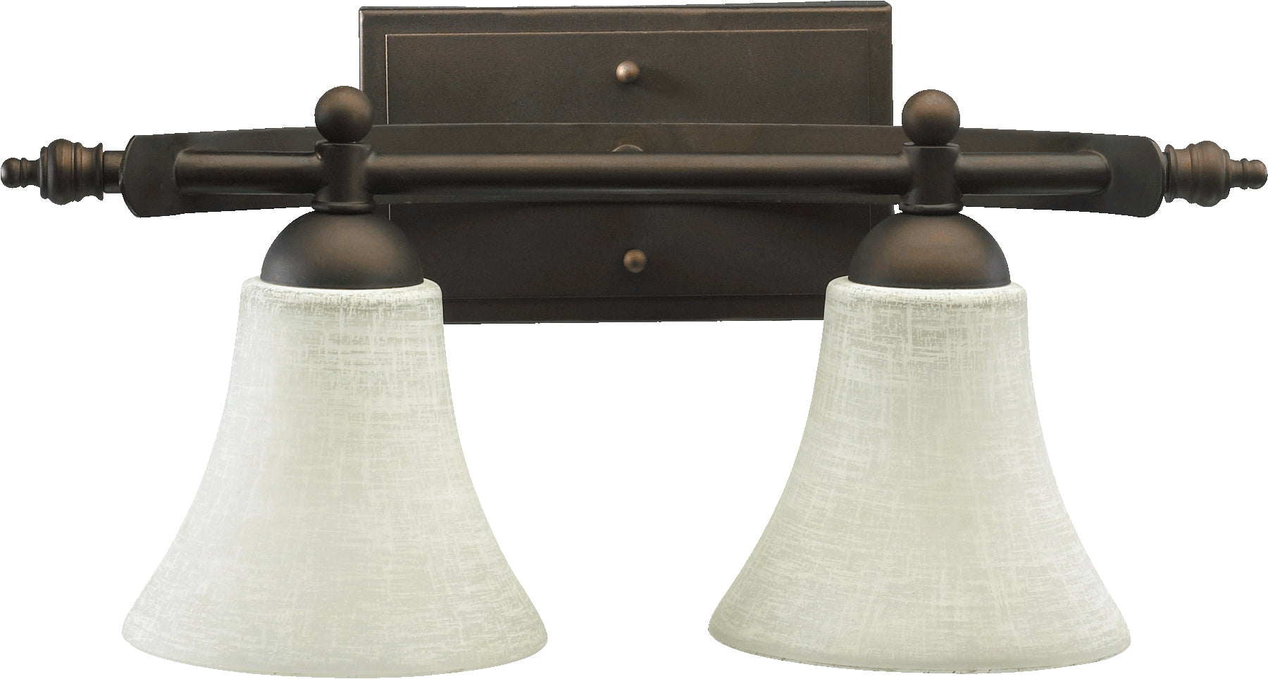 Quorum Aspen 5077-2-86 Vanity - Oiled Bronze