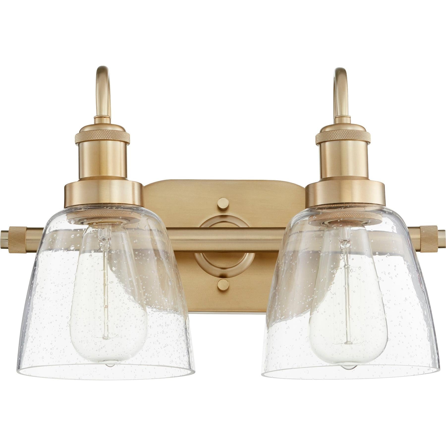 Quorum 508-2-80 Vanity - Aged Brass