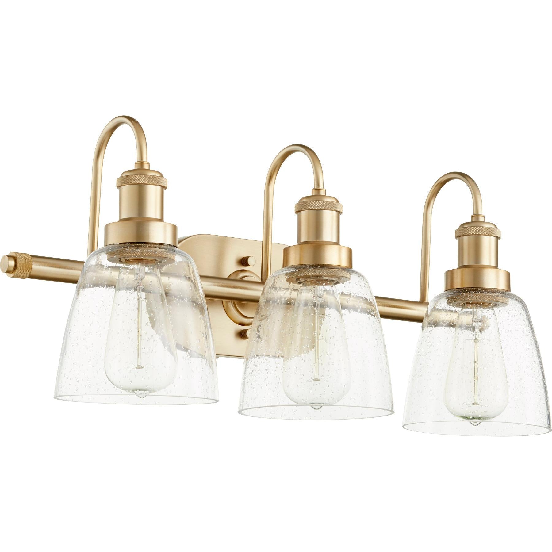 Quorum 508-3-80 Vanity - Aged Brass