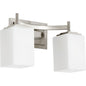 Quorum Delta 5084-2-65 Vanity - Satin Nickel