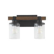 Quorum Alpine 5089-2-69 Vanity - Textured Black Walnut