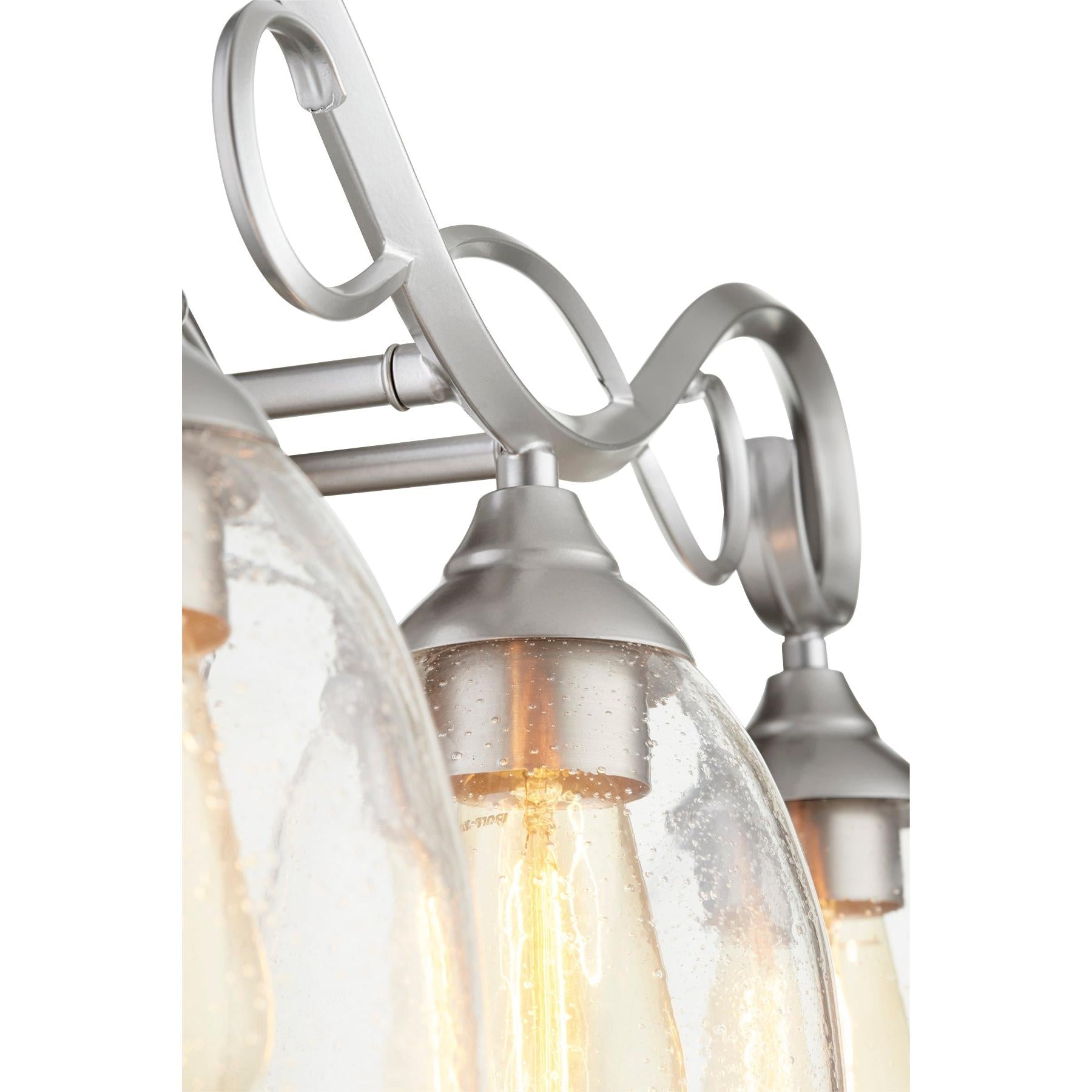 Quorum Powell 5108-3-64 Vanity - Classic Nickel