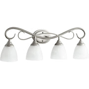 Quorum Powell 5108-4-64 Vanity - Classic Nickel