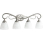 Quorum Powell 5108-4-64 Vanity - Classic Nickel