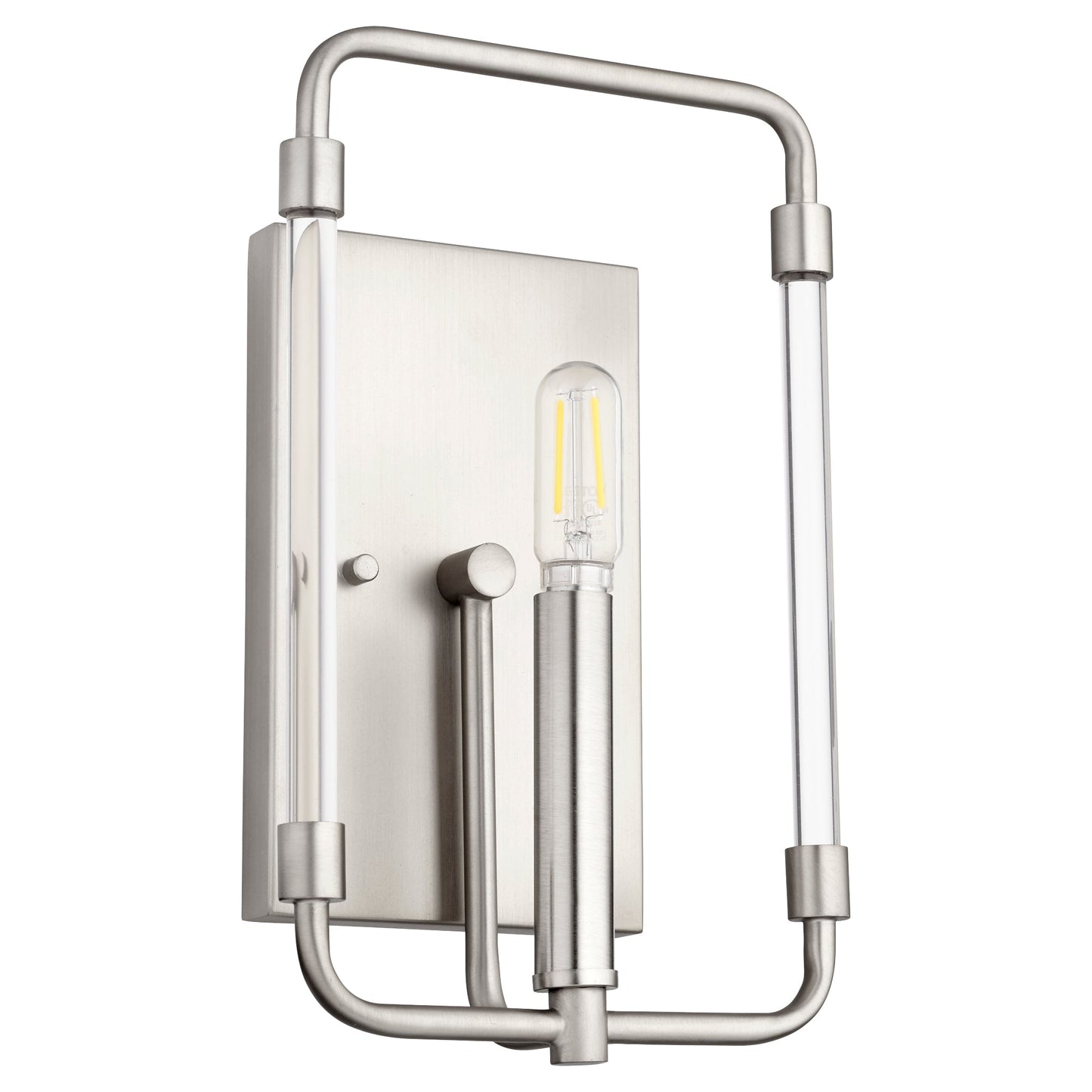 Quorum Optic 5114-1-65 Wall Mount - Satin Nickel