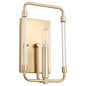 Quorum Optic 5114-1-80 Wall Mount - Aged Brass